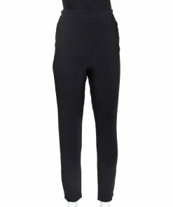 Best Sale 🛒 Stella McCartney Black Lurex Floral Silk Jacquard Christine Pants S For 👩 Women 🎉 -Stella McCartney Shop luxury women stella mccartney used clothes p274679 003