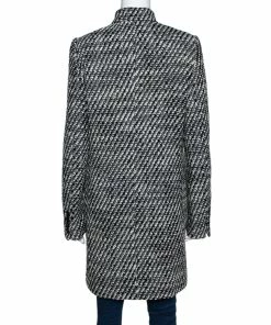 Promo 🔥 Stella McCartney Monochrome Tweed Bryce 🧥 Coat M For 👩 Women 👍 -Stella McCartney Shop luxury women stella mccartney used clothes p282266 004