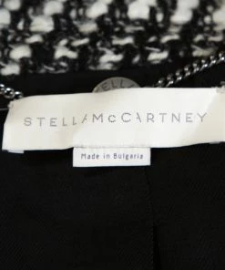 Promo 🔥 Stella McCartney Monochrome Tweed Bryce 🧥 Coat M For 👩 Women 👍 -Stella McCartney Shop luxury women stella mccartney used clothes p282266 005