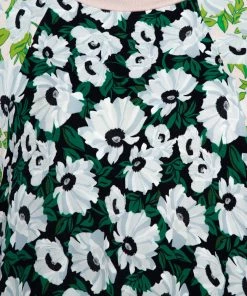 Cheapest 😀 Stella McCartney Multicolor Floral Print Crepe Paneled Top M For 👩 Women 🧨 -Stella McCartney Shop luxury women stella mccartney used clothes p282537 001