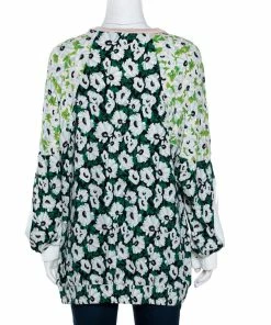 Cheapest 😀 Stella McCartney Multicolor Floral Print Crepe Paneled Top M For 👩 Women 🧨 -Stella McCartney Shop luxury women stella mccartney used clothes p282537 004