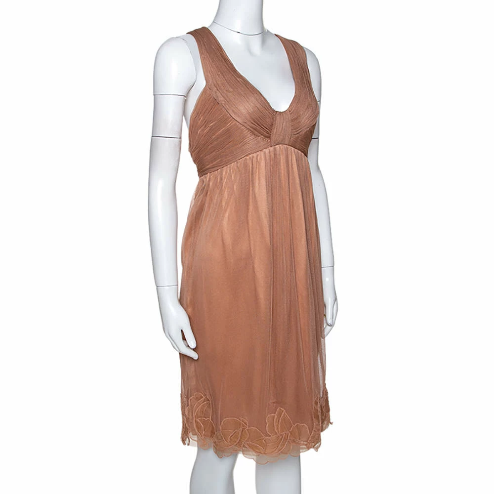 Best Sale โค๏ธ Stella McCartney Copper Silk Tulle Gathered Halter Neck ๐ Dress S For ๐ฉ Women ๐ 4 Best Sale โค๏ธ Stella McCartney Copper Silk Tulle Gathered Halter Neck ๐ Dress S For ๐ฉ Women ๐ - Image 2
