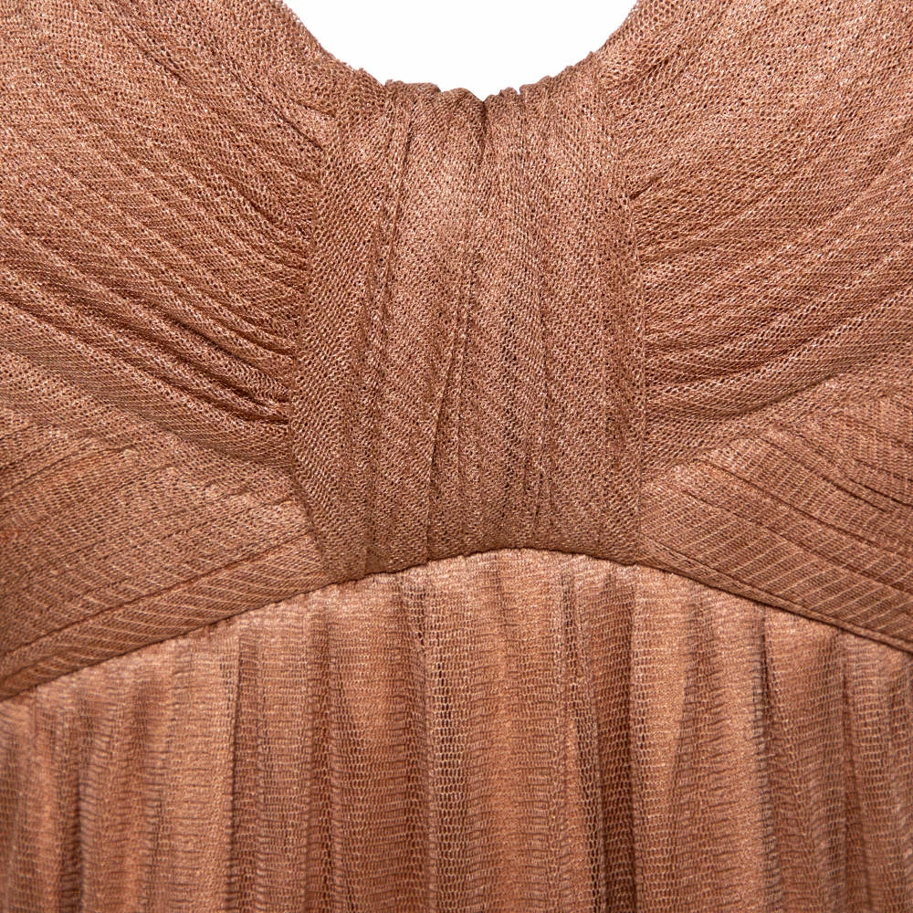 Best Sale โค๏ธ Stella McCartney Copper Silk Tulle Gathered Halter Neck ๐ Dress S For ๐ฉ Women ๐ 6 Best Sale โค๏ธ Stella McCartney Copper Silk Tulle Gathered Halter Neck ๐ Dress S For ๐ฉ Women ๐ - Image 4