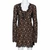 Best Sale 🛒 Stella McCartney Black Ribbon Lace Patterned Shift 👗 Dress S For 👩 Women 🎁