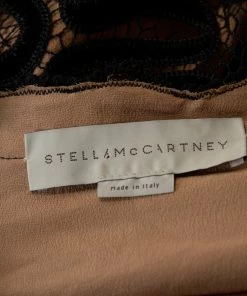 Best Sale 🛒 Stella McCartney Black Ribbon Lace Patterned Shift 👗 Dress S For 👩 Women 🎁 -Stella McCartney Shop luxury women stella mccartney used clothes p286522 007