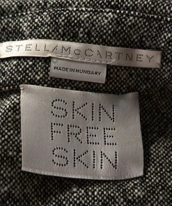 Hot Sale ⌛ Stella McCartney Monochrome Wool Belted 👚 Shirt 👗 Dress M For 👩 Women 🛒 -Stella McCartney Shop luxury women stella mccartney used clothes p290635 006