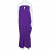 Outlet 😍 Stella McCartney Purple Crepe Draped Strapless 👗 Dress M For 👩 Women ✨ -Stella McCartney Shop luxury women stella mccartney used clothes p294868 007