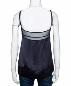 Best Sale 🔔 Stella McCartney Black Silk Satin Lace Trim Camisole Top S For 👩 Women ✔️ 10 Best Sale 🔔 Stella McCartney Black Silk Satin Lace Trim Camisole Top S For 👩 Women ✔️ -Stella McCartney Shop luxury women stella mccartney used clothes p297830 1592298067 005