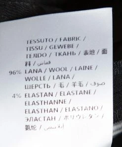 Top 10 😉 Stella McCartney Black Stretch Wool Wide Leg Cropped Pants L For 👩 Women 🧨 -Stella McCartney Shop luxury women stella mccartney used clothes p301376 006