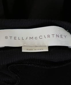 Best Pirce 🌟 Stella McCartney Black Knit Pleat Front Sheath 👗 Dress S For 👩 Women 🤩 -Stella McCartney Shop luxury women stella mccartney used clothes p308298 007
