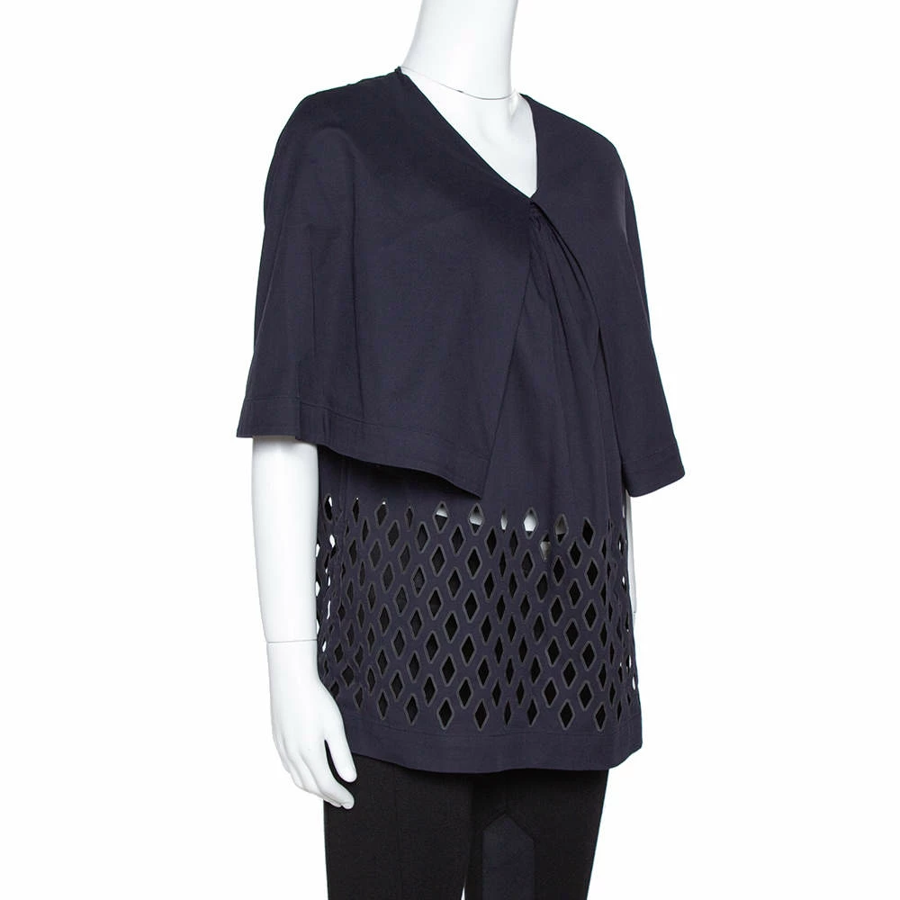 Coupon ๐ Stella McCartney Navy Blue Cutout Cotton Cape Sleeve Top S For ๐ฉ Women ๐ฏ 4 Coupon ๐ Stella McCartney Navy Blue Cutout Cotton Cape Sleeve Top S For ๐ฉ Women ๐ฏ - Image 2