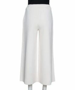 Best Pirce ✨ Stella McCartney Ivory Wool Blend Wide Leg Culottes S For 👩 Women 🔥 -Stella McCartney Shop luxury women stella mccartney used clothes p320356 002