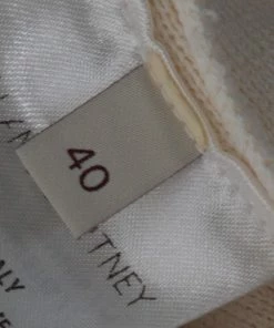 Best Pirce ✨ Stella McCartney Ivory Wool Blend Wide Leg Culottes S For 👩 Women 🔥 -Stella McCartney Shop luxury women stella mccartney used clothes p320356 005