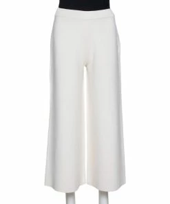 Best Pirce ✨ Stella McCartney Ivory Wool Blend Wide Leg Culottes S For 👩 Women 🔥