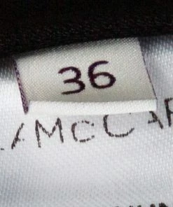 Best Sale 😍 Stella McCartney Black Sateen Gathered Neck Faye Top XS For 👩 Women 🤩 -Stella McCartney Shop luxury women stella mccartney used clothes p320774 005