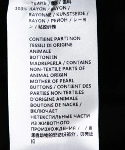 Best Sale 😍 Stella McCartney Black Sateen Gathered Neck Faye Top XS For 👩 Women 🤩 -Stella McCartney Shop luxury women stella mccartney used clothes p320774 006