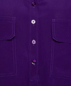 Wholesale 🎁 Stella McCartney Purple Silk Estelle Blouse XS For 👩 Women 🌟 -Stella McCartney Shop luxury women stella mccartney used clothes p320783 002