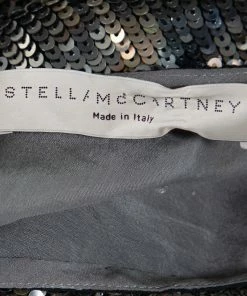 Coupon 🤩 Stella McCartney Metallic Sequin Embellished Short Sleeve Shift 👗 Dress M For 👩 Women 👍 -Stella McCartney Shop luxury women stella mccartney used clothes p330120 004