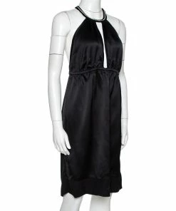 Best Sale ๐ Stella McCartney Black Satin Embellished Halter Neck ๐ Dress S For ๐ฉ Women ๐คฉ 10 Best Sale ๐ Stella McCartney Black Satin Embellished Halter Neck ๐ Dress S For ๐ฉ Women ๐คฉ -Stella McCartney Shop luxury women stella mccartney used clothes p333742 001