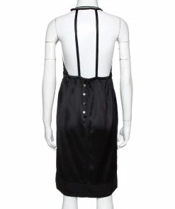 Best Sale ๐ Stella McCartney Black Satin Embellished Halter Neck ๐ Dress S For ๐ฉ Women ๐คฉ 11 Best Sale ๐ Stella McCartney Black Satin Embellished Halter Neck ๐ Dress S For ๐ฉ Women ๐คฉ -Stella McCartney Shop luxury women stella mccartney used clothes p333742 002