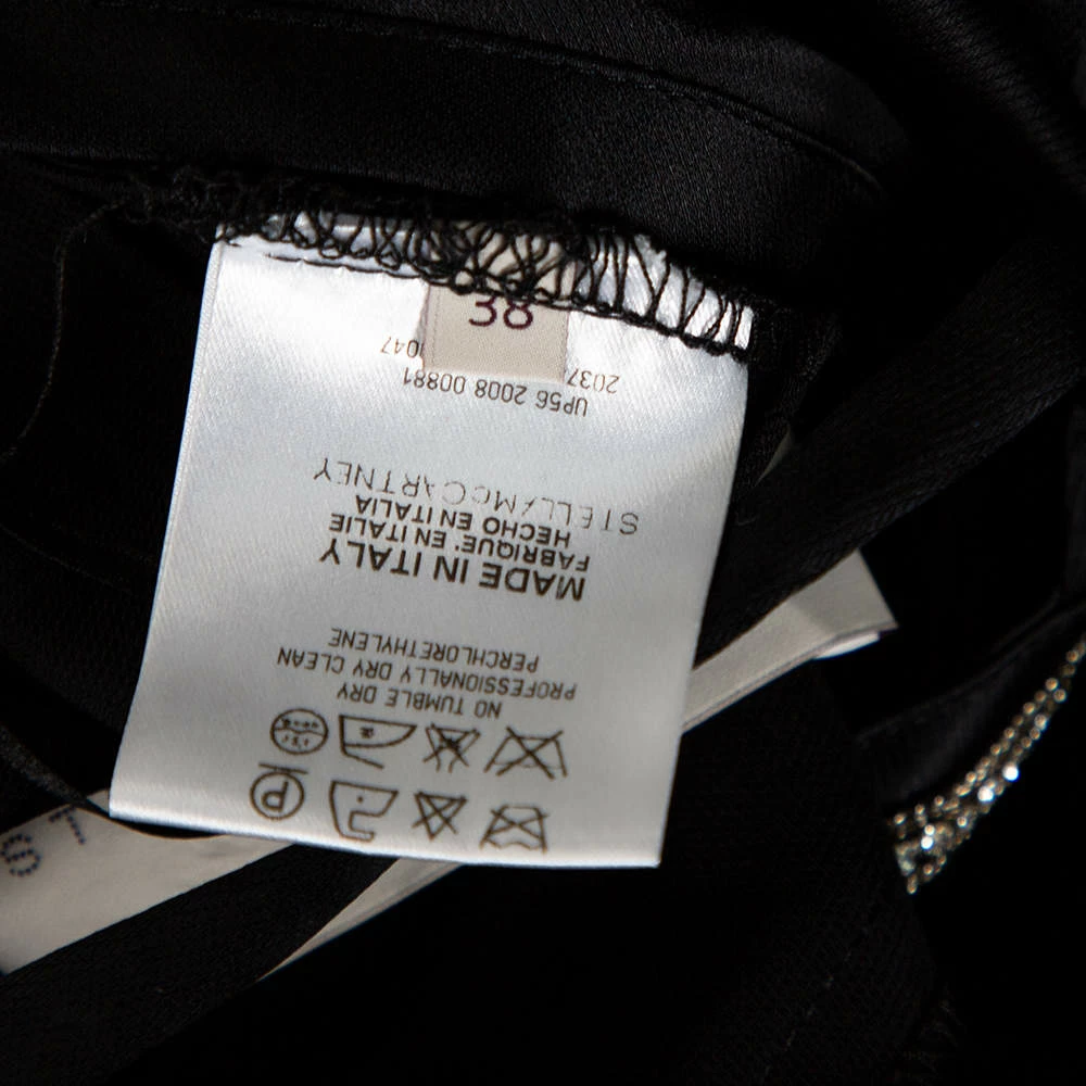 Best Sale ๐ Stella McCartney Black Satin Embellished Halter Neck ๐ Dress S For ๐ฉ Women ๐คฉ 8 Best Sale ๐ Stella McCartney Black Satin Embellished Halter Neck ๐ Dress S For ๐ฉ Women ๐คฉ - Image 6