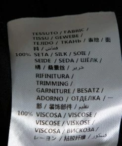 Deals 🤩 Stella McCartney Black Silk Annika Tiered Fringed 👗 Skirt M For 👩 Women 🤩 -Stella McCartney Shop luxury women stella mccartney used clothes p333807 001