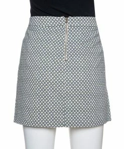 Best Sale ✨ Stella McCartney Multicolor Knit Grid Patterned Mini 👗 Skirt M For 👩 Women 🎁 -Stella McCartney Shop luxury women stella mccartney used clothes p333832 003