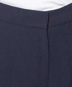 Top 10 🔔 Stella McCartney Navy Blue Crepe Side Slit Detail Trousers S For 👩 Women 🧨 -Stella McCartney Shop luxury women stella mccartney used clothes p341078 007