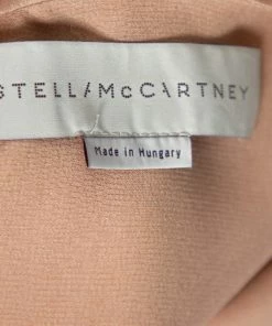 Cheapest 🎉 Stella McCartney Champagne Pink Silk Tiered Yenna Asymmetric 👗 Dress S For 👩 Women 🥰 -Stella McCartney Shop luxury women stella mccartney used clothes p341101 002