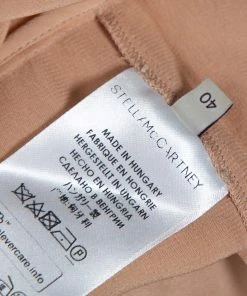 Cheapest 🎉 Stella McCartney Champagne Pink Silk Tiered Yenna Asymmetric 👗 Dress S For 👩 Women 🥰 -Stella McCartney Shop luxury women stella mccartney used clothes p341101 003