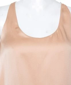 Cheapest 🎉 Stella McCartney Champagne Pink Silk Tiered Yenna Asymmetric 👗 Dress S For 👩 Women 🥰 -Stella McCartney Shop luxury women stella mccartney used clothes p341101 008