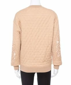 Flash Sale 🎁 Stella McCartney Beige Leopard Jacquard Knit Sweatshirt L For 👩 Women 🔥 -Stella McCartney Shop luxury women stella mccartney used clothes p349583 007