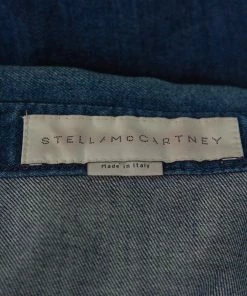 Deals 🔥 Stella McCartney Blue Denim Tiger Embroidered 👕 Shirt S For 👩 Women 🌟 -Stella McCartney Shop luxury women stella mccartney used clothes p349634 004