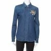 Deals 🔥 Stella McCartney Blue Denim Tiger Embroidered 👕 Shirt S For 👩 Women 🌟 -Stella McCartney Shop luxury women stella mccartney used clothes p349634 008