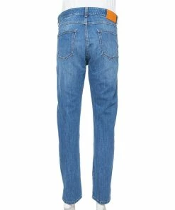 New 😉 Stella McCartney Blue Denim Logo Tape Detail Straight Leg 👖 Jeans M For 👩 Women 😍 -Stella McCartney Shop luxury women stella mccartney used clothes p380167 009