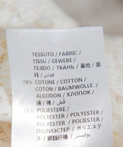 Hot Sale 👏 Stella McCartney Cream Lace Button Front Sheer Crop Top M For 👩 Women 🤩 -Stella McCartney Shop luxury women stella mccartney used clothes p384940 005