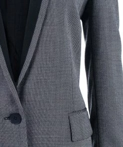 Budget 🤩 Stella McCartney Grey Twill Shawl Lapel Blazer M For 👩 Women 💯 -Stella McCartney Shop luxury women stella mccartney used clothes p39414 006