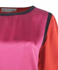 Coupon ✔️ Stella McCartney Red And Pink Satin 👗 Dress S For 👩 Women 🔥 -Stella McCartney Shop luxury women stella mccartney used clothes p39441 004
