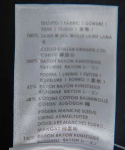 Best deal 👍 Stella McCartney Midnight Blue Wool Contrast Trim Detail Mathilda Blazer L For 👩 Women 👏 -Stella McCartney Shop luxury women stella mccartney used clothes p403027 008