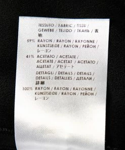 Best deal 🧨 Stella McCartney Black Crepe Fringe Detail Sleeveless Top S For 👩 Women ⭐ -Stella McCartney Shop luxury women stella mccartney used clothes p404645 001