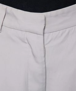 Brand new ⭐ Stella McCartney Ecru Silk Blend Wide Leg Trousers M For 👩 Women ✨ -Stella McCartney Shop luxury women stella mccartney used clothes p415494 005