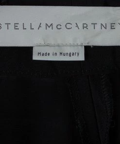 Promo ⭐ Stella McCartney Black Silk Trouser S For 👩 Women 🎉 -Stella McCartney Shop luxury women stella mccartney used clothes p42051 008