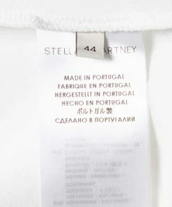 Best Sale 👍 Stella McCartney White Cotton Rose Crochet Applique Top M For 👩 Women 😉 -Stella McCartney Shop luxury women stella mccartney used clothes p431905 002