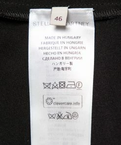 Hot Sale 🥰 Stella McCartney Black Crepe Side Buckle Detail Top L For 👩 Women ⭐ -Stella McCartney Shop luxury women stella mccartney used clothes p431976 007