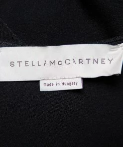 Hot Sale 🥰 Stella McCartney Black Crepe Side Buckle Detail Top L For 👩 Women ⭐ -Stella McCartney Shop luxury women stella mccartney used clothes p431976 008