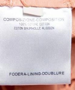 Best Pirce 🎁 Stella McCartney Pink Eyelet Lace Back Button Detail Top S For 👩 Women 🛒 -Stella McCartney Shop luxury women stella mccartney used clothes p432345 006