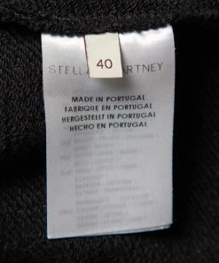 Best deal 🥰 Stella McCartney Black Cotton Crystal Embellished & Applique Detail Crewneck Sweatshirt S For 👩 Women ✔️ -Stella McCartney Shop luxury women stella mccartney used clothes p438256 006