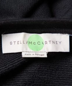 Best deal 🥰 Stella McCartney Black Cotton Crystal Embellished & Applique Detail Crewneck Sweatshirt S For 👩 Women ✔️ -Stella McCartney Shop luxury women stella mccartney used clothes p438256 007