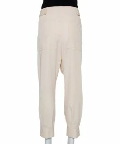 Buy ⌛ Stella McCartney Cream Wool Cargo Pants M For 👩 Women 🌟 -Stella McCartney Shop luxury women stella mccartney used clothes p438267 003