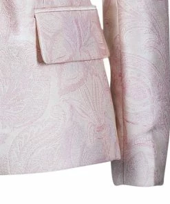 Hot Sale 🌟 Stella McCartney Pink Brocade Blazer S For 👩 Women ⌛ -Stella McCartney Shop luxury women stella mccartney used clothes p43872 005